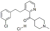 [3-[2-(3-氯苯基)乙基]-2-吡啶基](1-甲基-4-哌啶基)甲酮盐酸盐结构式_107256-31-5结构式