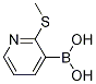 B-[2-(甲基硫代)-3-吡啶基]-硼酸结构式_1072944-21-8结构式
