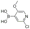 B-(2-氯-5-甲氧基-4-吡啶基)-硼酸结构式_1072945-98-2结构式