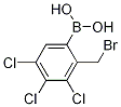 2-(溴甲基)-3,4,5-三氯苯硼酸结构式_1072946-53-2结构式