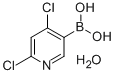 2,4-二氯吡啶-5-硼酸水合物结构式_1072952-26-1结构式
