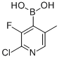 B-(2-氯-3-氟-5-甲基吡啶-4-硼酸)结构式_1072952-39-6结构式