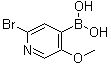 2-溴-5-甲氧基吡啶-4-硼酸结构式_1072952-48-7结构式