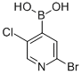 2-溴-5-氯吡啶-4-硼酸结构式_1072952-51-2结构式