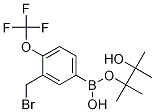(3-溴甲基-4-三氟甲氧基苯硼酸频那醇酯结构式_1073354-06-9结构式