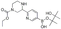 4-[5-(4,4,5,5-四甲基-1,3,2-二氧硼烷)-2-吡啶基]-1-哌嗪羧酸乙酯结构式_1073354-26-3结构式