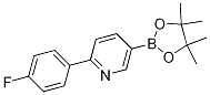 2-(4-氟苯基)-5-(4,4,5,5-四甲基-1,3,2-二氧硼烷)-吡啶结构式_1073354-81-0结构式