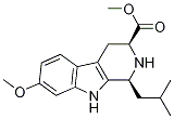 (1S,3s)甲基 1-异丁基-7-甲氧基-2,3,4,9-四氢-1H-吡啶并[3,4-b]吲哚-3-羧酸结构式_107447-05-2结构式
