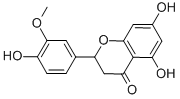 (2S)-5,7-二羟基-2-(4-羟基-3-甲氧基苯基)-2,3-二氢-4H-苯并吡喃-4-酮结构式_107657-60-3结构式