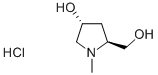 (2S,4R)-4-羟基-1-甲基-2-吡咯烷甲醇盐酸盐结构式_107746-24-7结构式