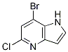 7-溴-5-氯-1H-吡咯并[3,2-b]吡啶结构式_1082040-90-1结构式