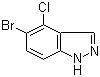 5-溴-4-氯-1H-吲唑结构式_1082041-90-4结构式
