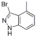 3-溴-4-甲基-1H-吲唑结构式_1082042-31-6结构式