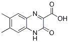 6,7-Dimethyl-3-oxo-3,4-dihydro-quinoxaline-2-carboxylic acid Structure,1083-10-9Structure