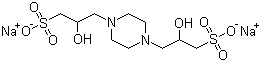 哌嗪-N,N-双(2-羟基乙烷磺酸)二钠盐结构式_108321-07-9结构式