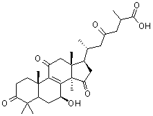 灵芝酸D结构式_108340-60-9结构式