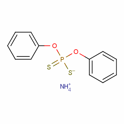 O,O-苯基二硫代磷酸铵结构式_1085-35-4结构式