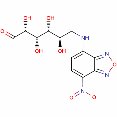 (2R,3S,4R,5R)-2,3,4,5-四羟基-6-[(4-硝基-2,1,3-苯并恶二唑-7-基)氨基]己醛结构式_108708-22-1结构式