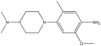 1-[4-氨基-3-(甲基氧基)苯基]-N,N-二甲基-4-哌啶胺结构式_1089279-91-3结构式
