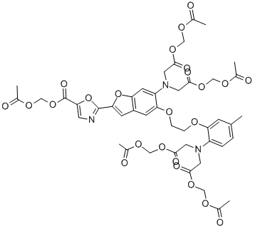 荧光钙探针 Fura 2-AM结构式_108964-32-5结构式