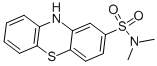 2-二甲基氨基磺酰基苯噻嗪结构式_1090-78-4结构式