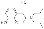 3-(二丙氨基)-3,4-二氢-2H-1-苯并吡喃-8-醇盐酸盐结构式_109140-45-6结构式