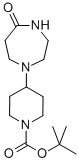 4-(5-氧代-[1,4]二氮杂环庚烷-1-基)-哌啶-1-羧酸叔丁酯结构式_1092351-45-5结构式
