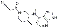 3-((3R,4s)-4-甲基-3-(甲基(7h-吡咯并[2,3-d]嘧啶-4-基)氨基)哌啶-1-基)-3-氧代丙腈结构式_1092578-46-5结构式