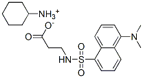 丹磺酰-β-丙氨酸环己胺盐结构式_1093-97-6结构式