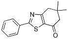 5,5-二甲基-2-苯基-5,6-二氢苯并[d]噻唑-7(4h)-酮结构式_109300-04-1结构式