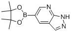 5-(4,4,5,5-四甲基-1,3,2-二氧硼烷)-1H-吡唑并[3,4-b]吡啶结构式_1093819-50-1结构式