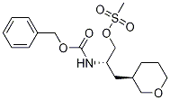 (S)-2-(((苄氧基)羰基)氨基)-3-((R)-四氢-2H-吡喃-3-基)丙基甲烷磺酸盐结构式_1093869-18-1结构式