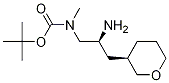 ((s)-2-氨基-3-((r)-四氢-2H-吡喃-3-基)丙基)(甲基)氨基甲酸叔丁酯结构式_1093869-21-6结构式