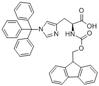 N-Fmoc-N’-三苯甲基-L-组氨酸结构式_109425-51-6结构式