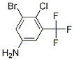 3-溴-4-氯-5-三氟甲基苯胺结构式_1096698-03-1结构式