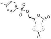 5-(对甲苯磺酰基)-2,3-O-异丙亚基-2-C-甲基-D-核糖酸-gamma-内酯结构式_109715-12-0结构式