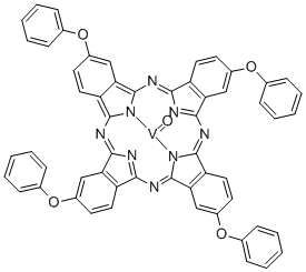 2,9,16,23-四苯氧基-29H,31H-酞菁氧矾结构式_109738-21-8结构式