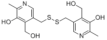 双-[(3-羟基-4-羟基甲基-2-甲基-5-吡啶)甲基]二硫化物结构式_1098-97-1结构式