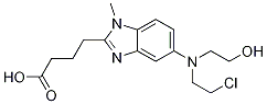 5-[(2-Chloroethyl)(2-hydroxyethyl)amino]-1-methyl-1h-benzimidazole-2-butanoic acid Structure,109882-27-1Structure