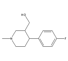 4-(4-Fluorophenyl)-3-hydroxymethyl-1-methyl-piperidine Structure,109887-53-8Structure