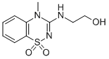2-[(4-Methyl-1,1-dioxido-4h-1,2,4-benzothiadiazin-3-yl)amino]ethanol Structure,109902-09-2Structure