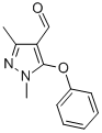 1,3-二甲基-5-苯氧基-1H-吡唑-4-羧醛结构式_109925-10-2结构式