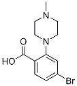 4-溴-2-(4-甲基-1-哌嗪)苯甲酸结构式_1099687-04-3结构式
