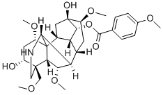 8-去乙酰基滇乌碱对照品结构式_110011-77-3结构式