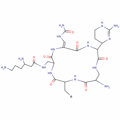 卷曲霉素结构式_11003-38-6结构式