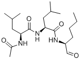 N-乙酰基-L-亮氨酰-N-[(1S)-1-甲酰基戊基]-L-亮氨酰胺结构式_110044-82-1结构式