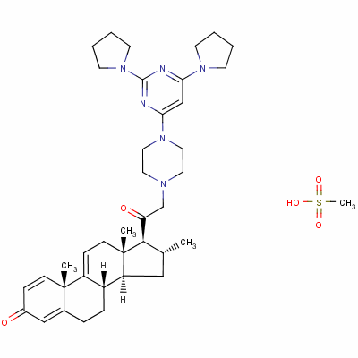 Tirilazad mesylate Structure,110101-67-2Structure