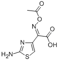 (Z)-2-(2-氨基噻唑-4-基)-2-乙酰基氧基亚氨基乙酸结构式_110130-88-6结构式