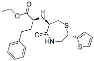 (2S,6R)-6-[[(1S)-1-乙氧羰基]-3-苯基丙基]氨基-2-(2-噻吩基)-1,4-硫氮杂卓-5-酮结构式_110143-57-2结构式