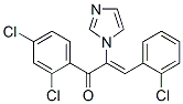 3-(2-氯苯基)-1-(2,4-二氯苯基)-2-(1H-咪唑-1-基)-2-丙烯-1-酮结构式_110241-50-4结构式